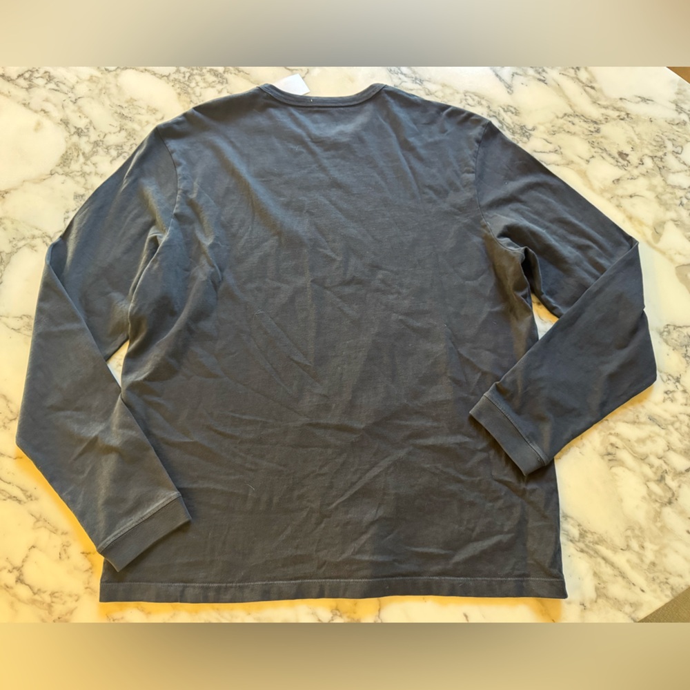NWT J crew Relaxed Fit jersey long sleeve crewneck Sz L needs wash from retail - Picture 5 of 8